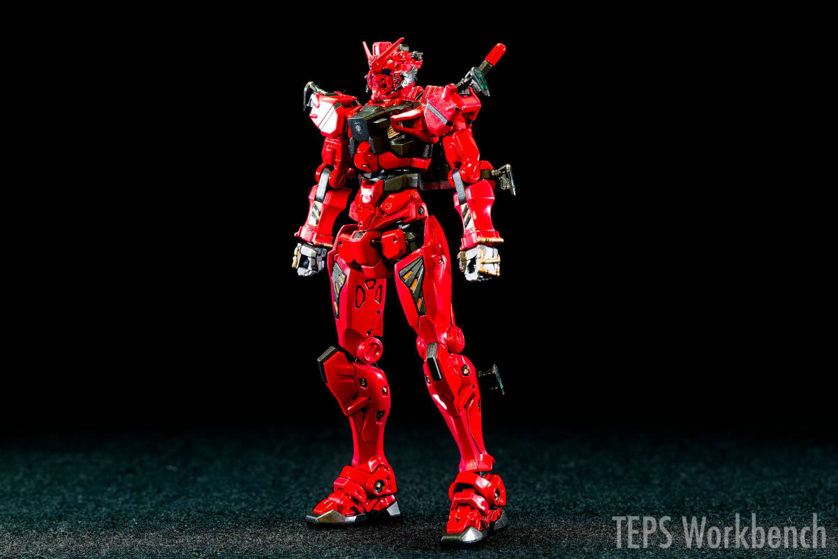 HG 1/144 赤いガンダム 製作記録｜キャンディ塗装でテカテカに