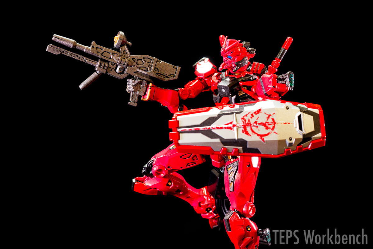 HG 1/144 赤いガンダム 製作記録｜キャンディ塗装でテカテカに