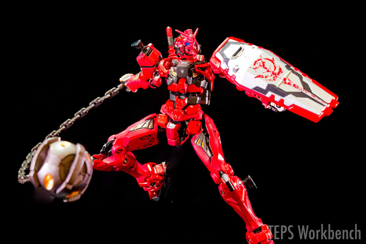 HG 1/144 赤いガンダム 製作記録｜キャンディ塗装でテカテカに