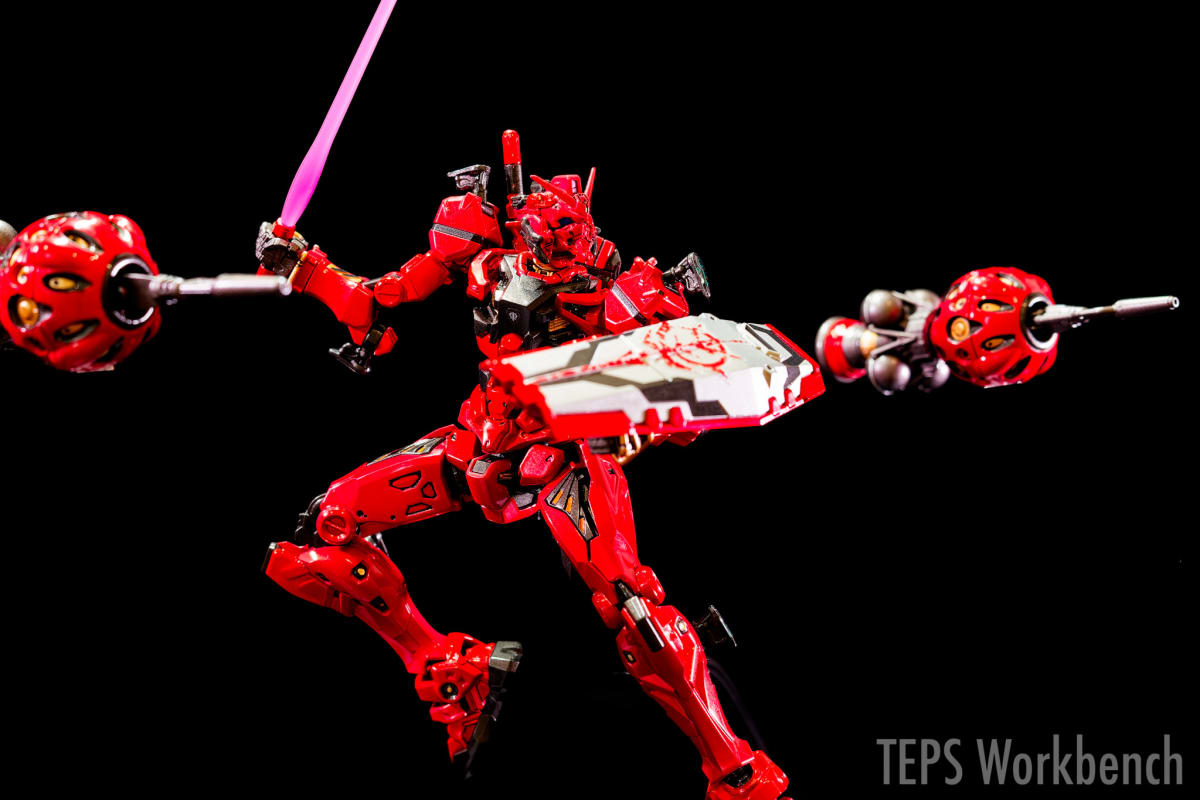 HG 1/144 赤いガンダム 製作記録｜キャンディ塗装でテカテカに