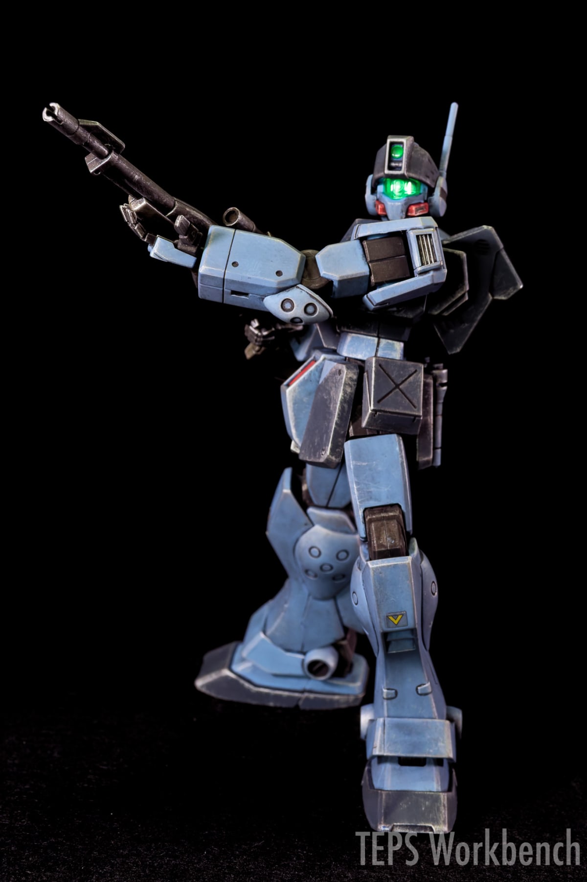 HGUC 1/144 ジム・スナイパーII 製作記録｜海自カラー塗装＆後からウェザリング