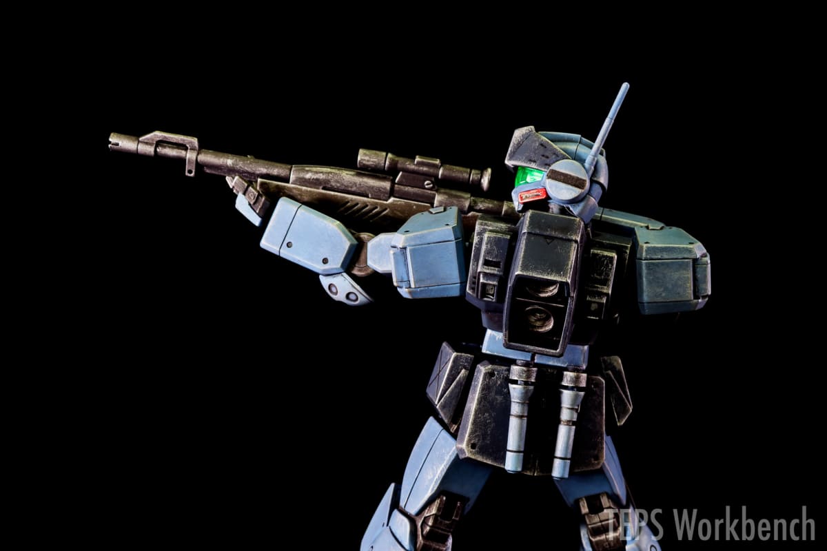 HGUC 1/144 ジム・スナイパーII 製作記録｜海自カラー塗装＆後からウェザリング