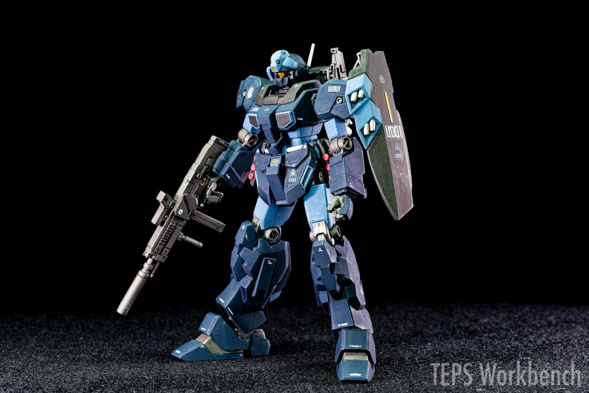 HGUC 1/144 ジェスタ 製作記録｜自衛隊カラー×メタリックの塗り分けと、まさかのつや消し白化
