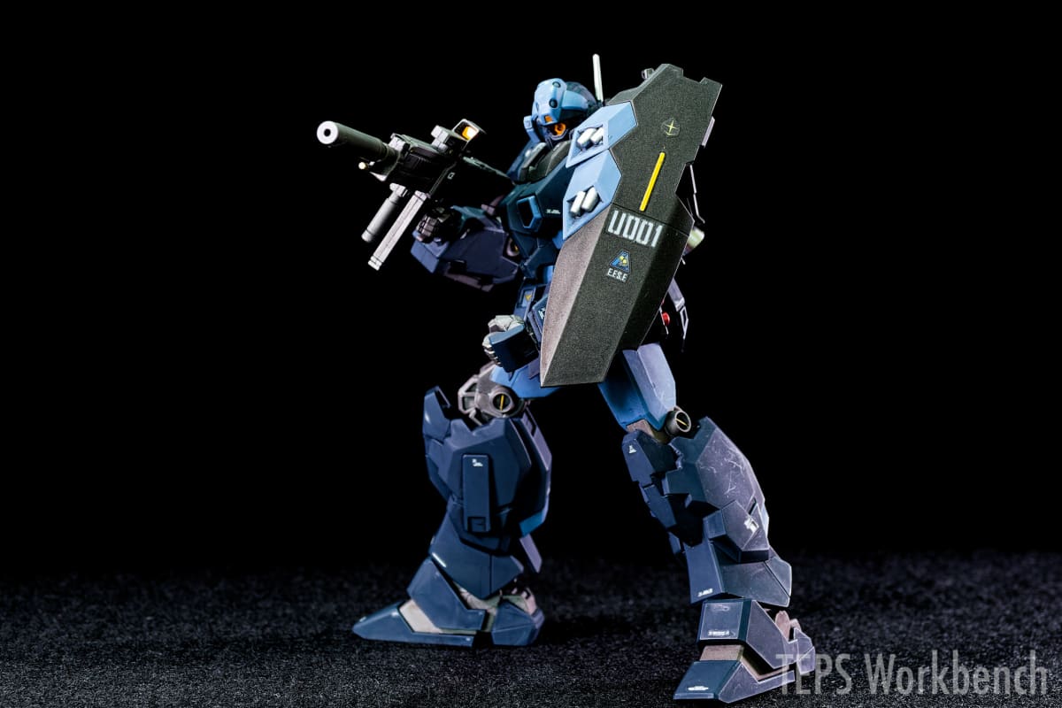 HGUC 1/144 ジェスタ 製作記録｜自衛隊カラー×メタリックの塗り分けと、まさかのつや消し白化