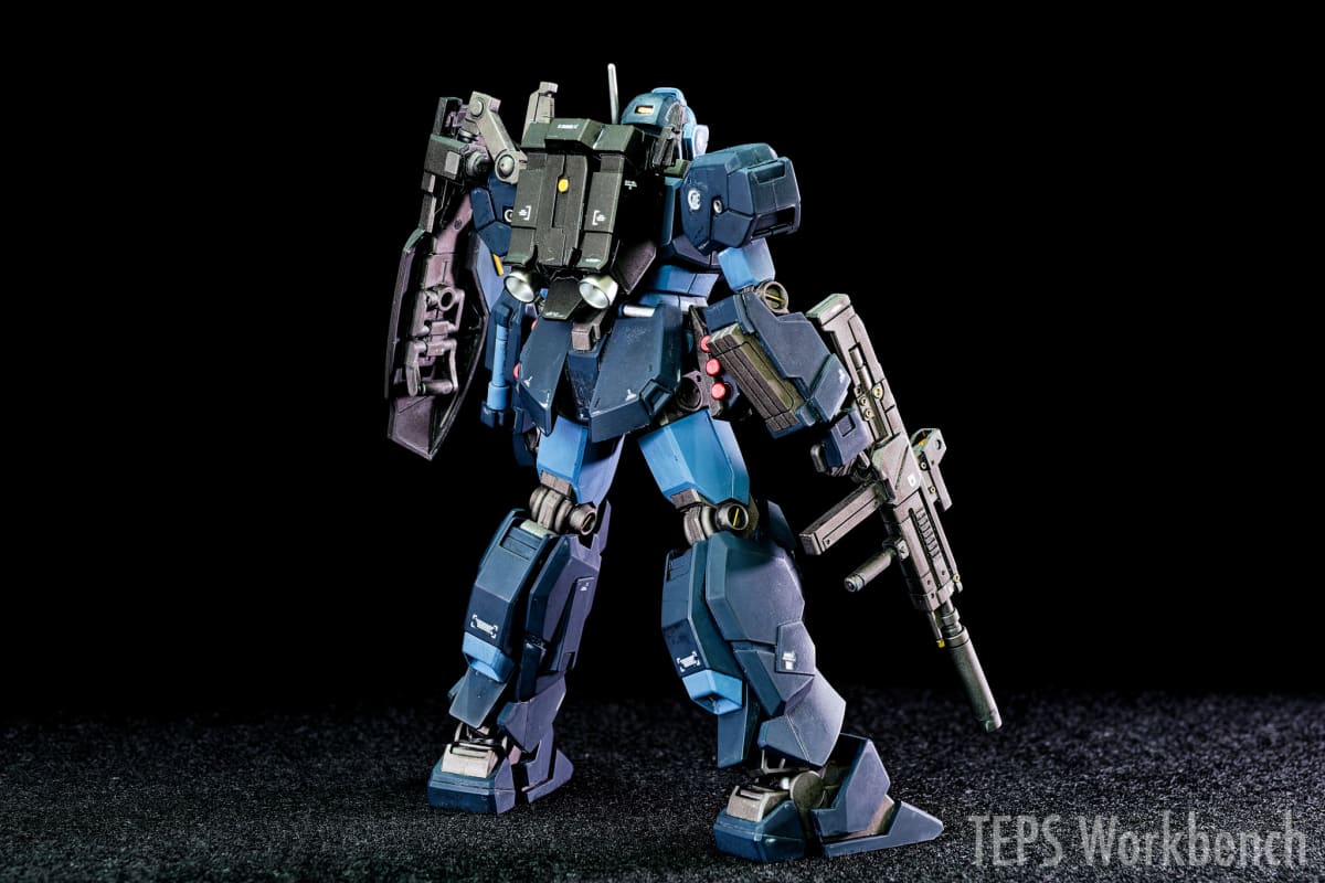 HGUC 1/144 ジェスタ 製作記録｜自衛隊カラー×メタリックの塗り分けと、まさかのつや消し白化