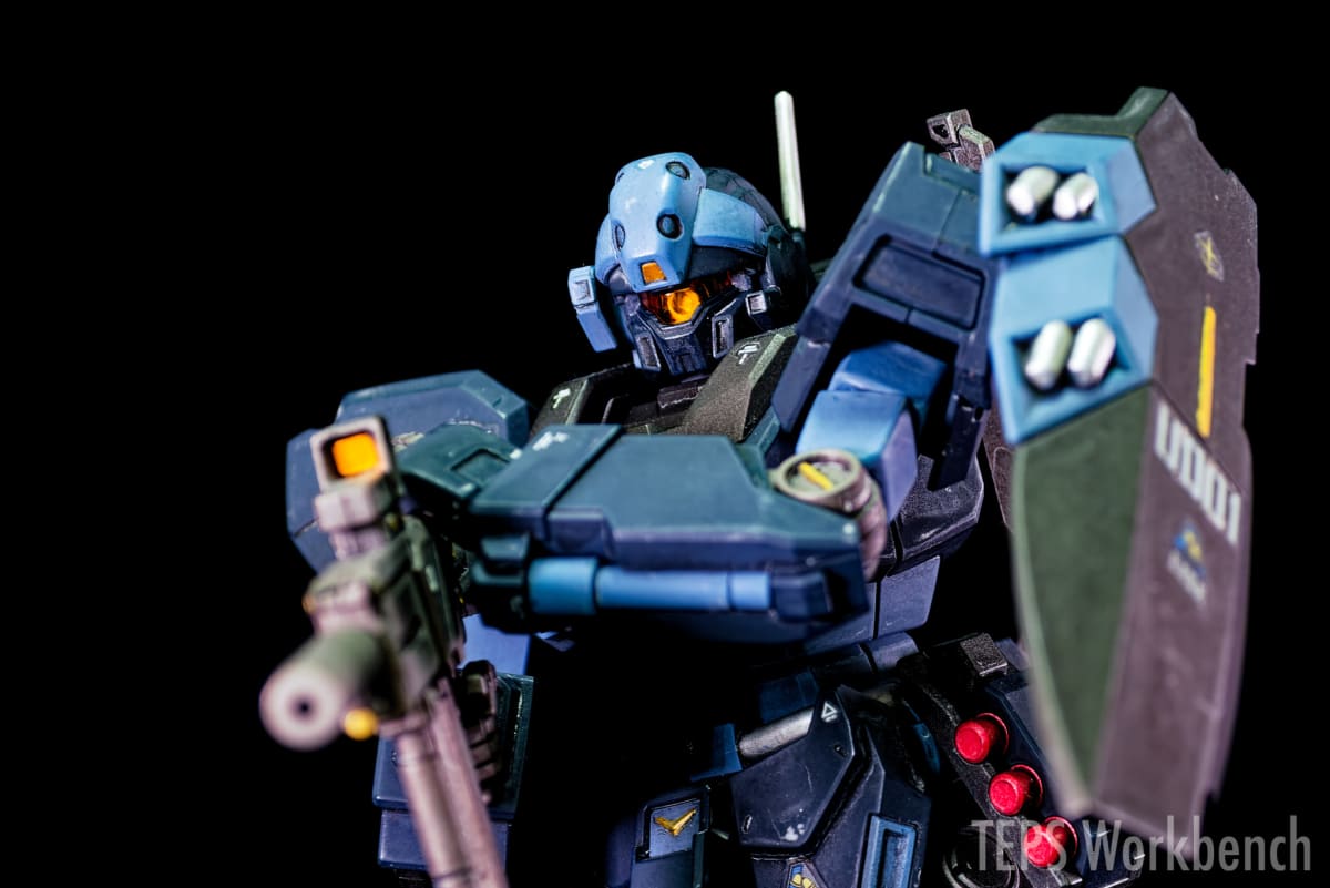 HGUC 1/144 ジェスタ 製作記録｜自衛隊カラー×メタリックの塗り分けと、まさかのつや消し白化
