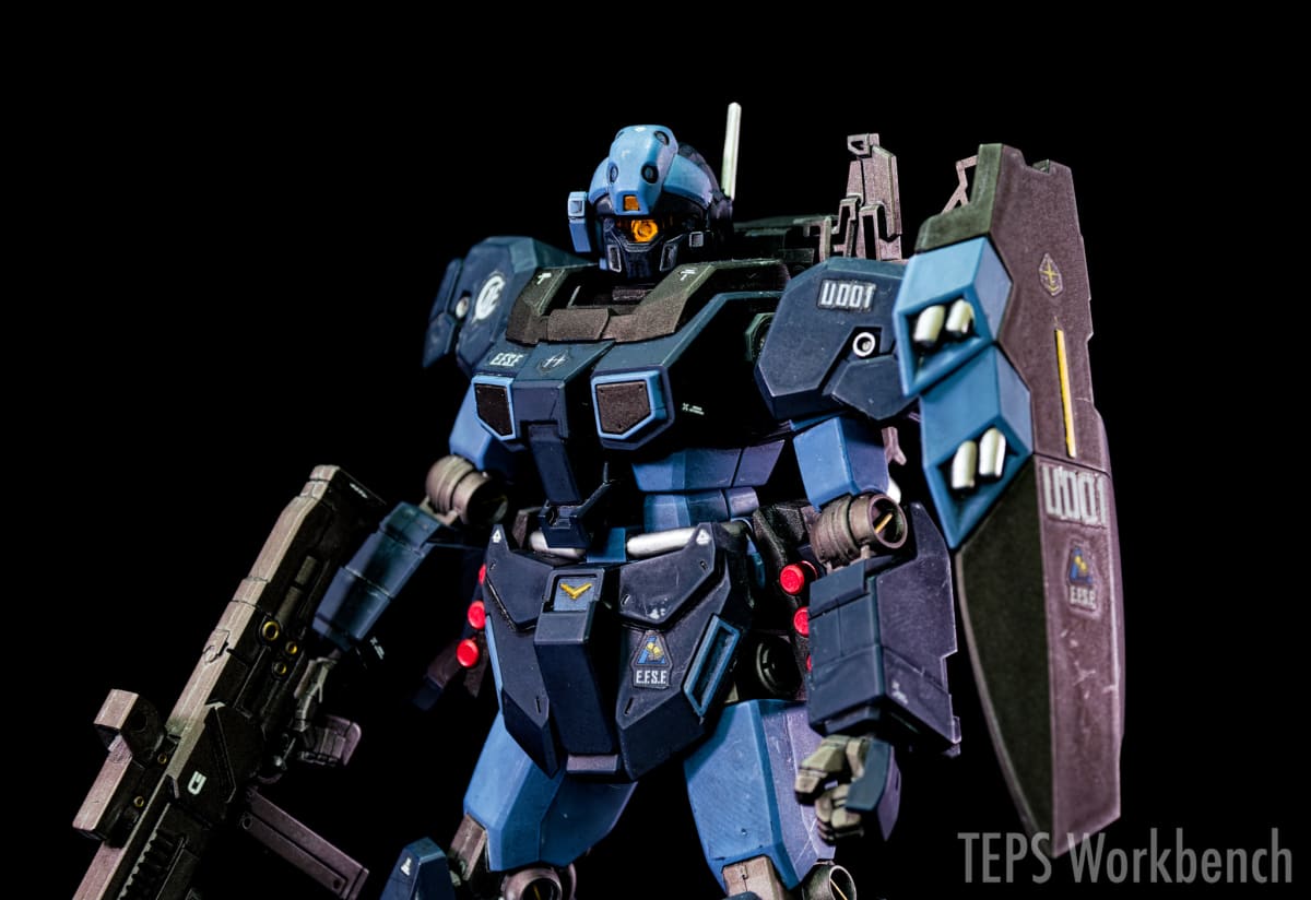 HGUC 1/144 ジェスタ 製作記録｜自衛隊カラー×メタリックの塗り分けと、まさかのつや消し白化