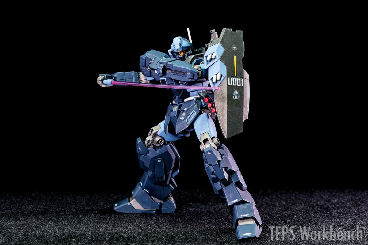 HGUC 1/144 ジェスタ 製作記録｜自衛隊カラー×メタリックの塗り分けと、まさかのつや消し白化