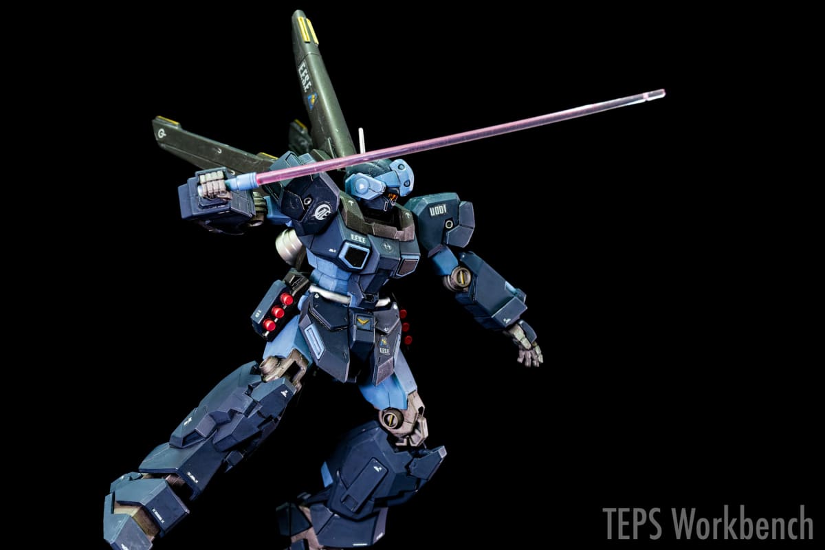HGUC 1/144 ジェスタ 製作記録｜自衛隊カラー×メタリックの塗り分けと、まさかのつや消し白化