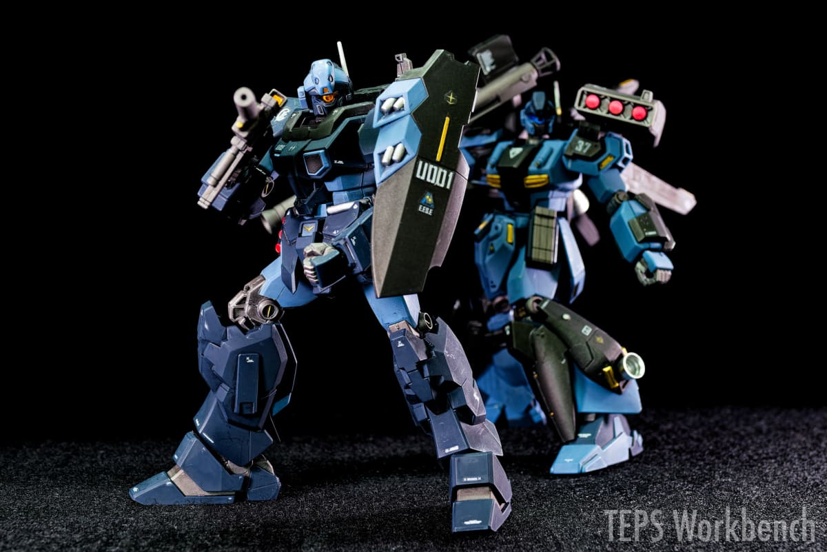 HGUC 1/144 ジェスタ 製作記録｜自衛隊カラー×メタリックの塗り分けと、まさかのつや消し白化