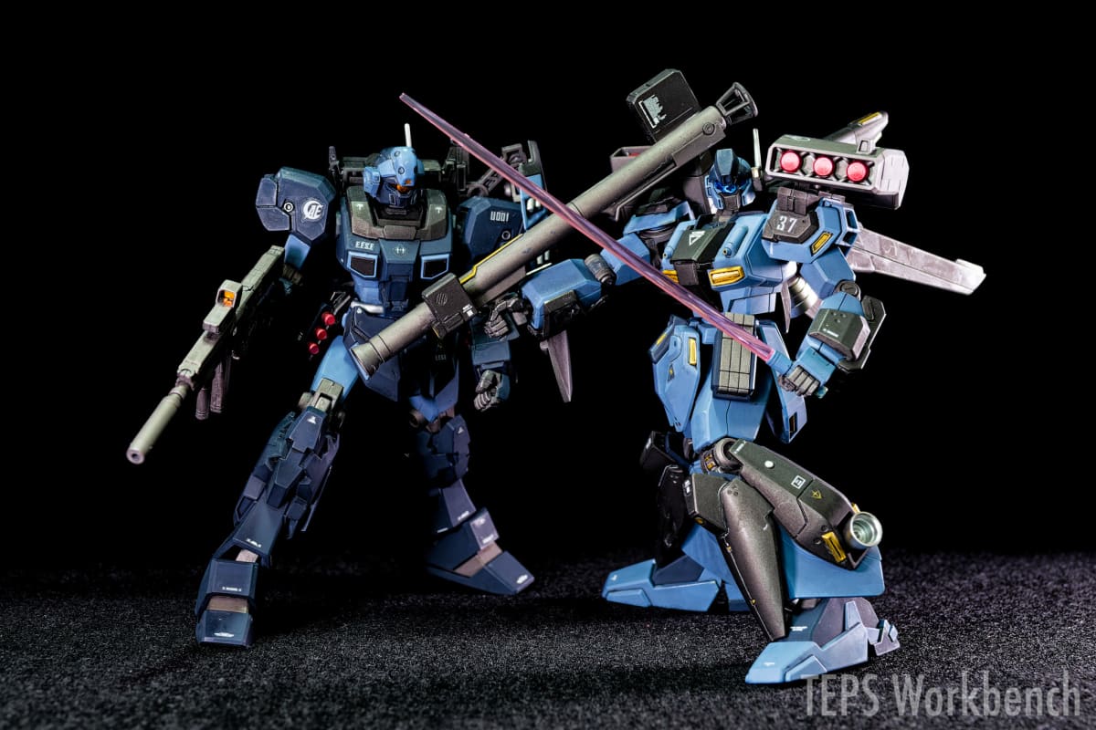 HGUC 1/144 スタークジェガン 製作記録｜ジェスタと2体同時制作、まさかの白化祭り