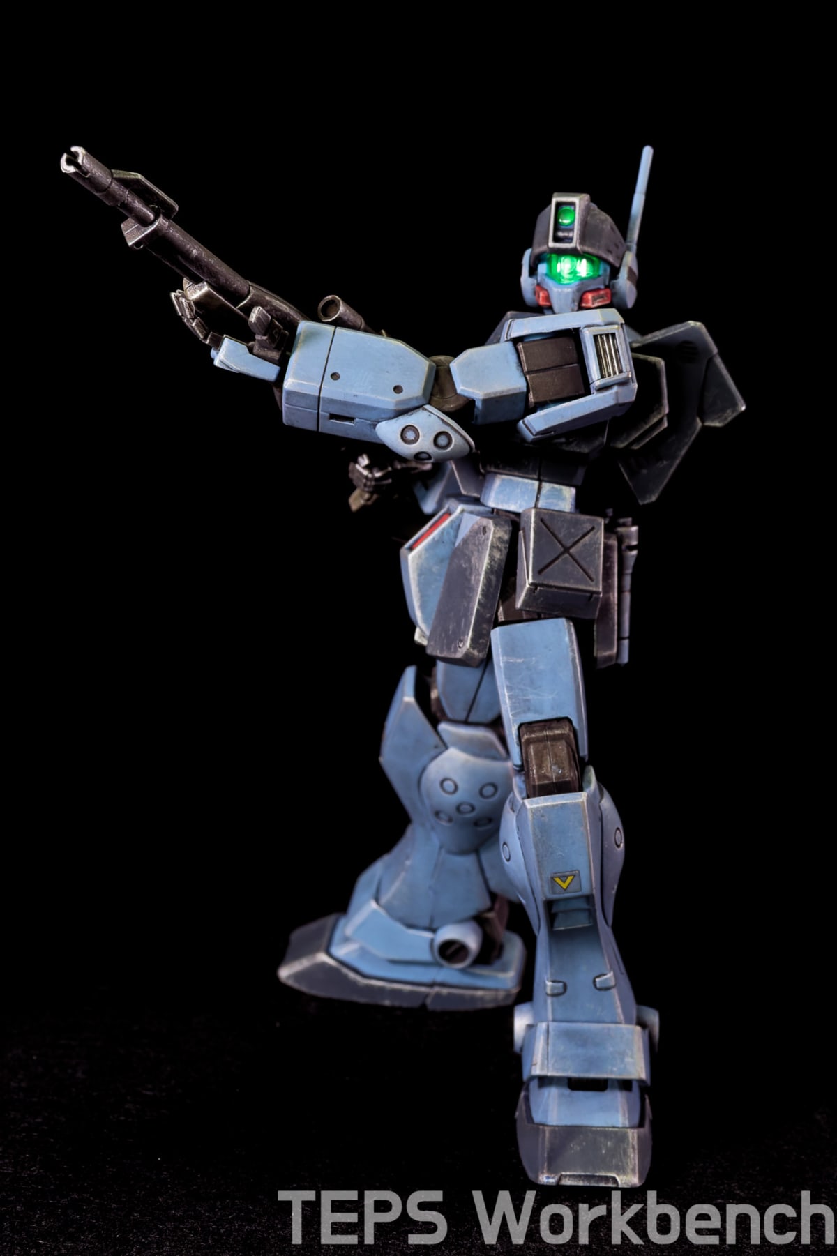 HGUC 1/144 ジム・スナイパーII 製作記録｜海自カラー塗装＆後からウェザリング