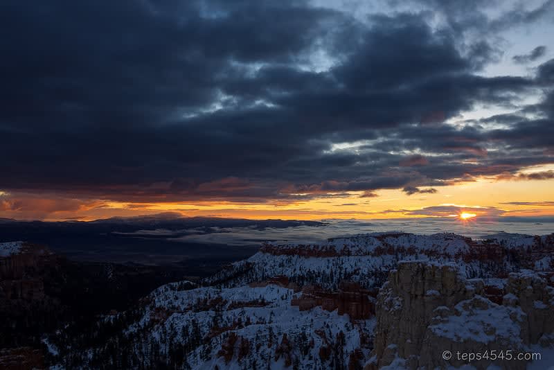 Winter Sunrise at Inspiration Point