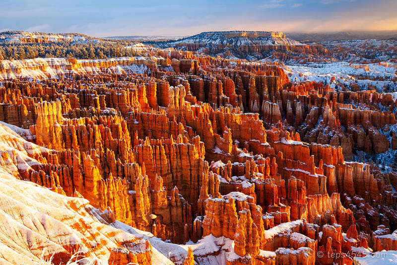 Winter Sunrise at Inspiration Point