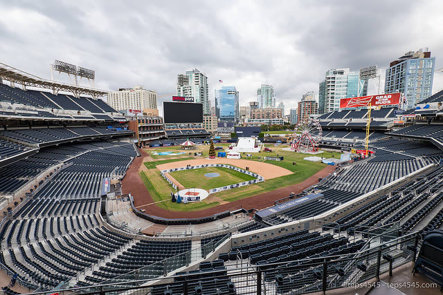 game field overlooking / Petco Park, San Diego