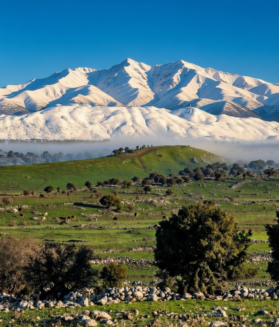 נוף החרמון מהרכס