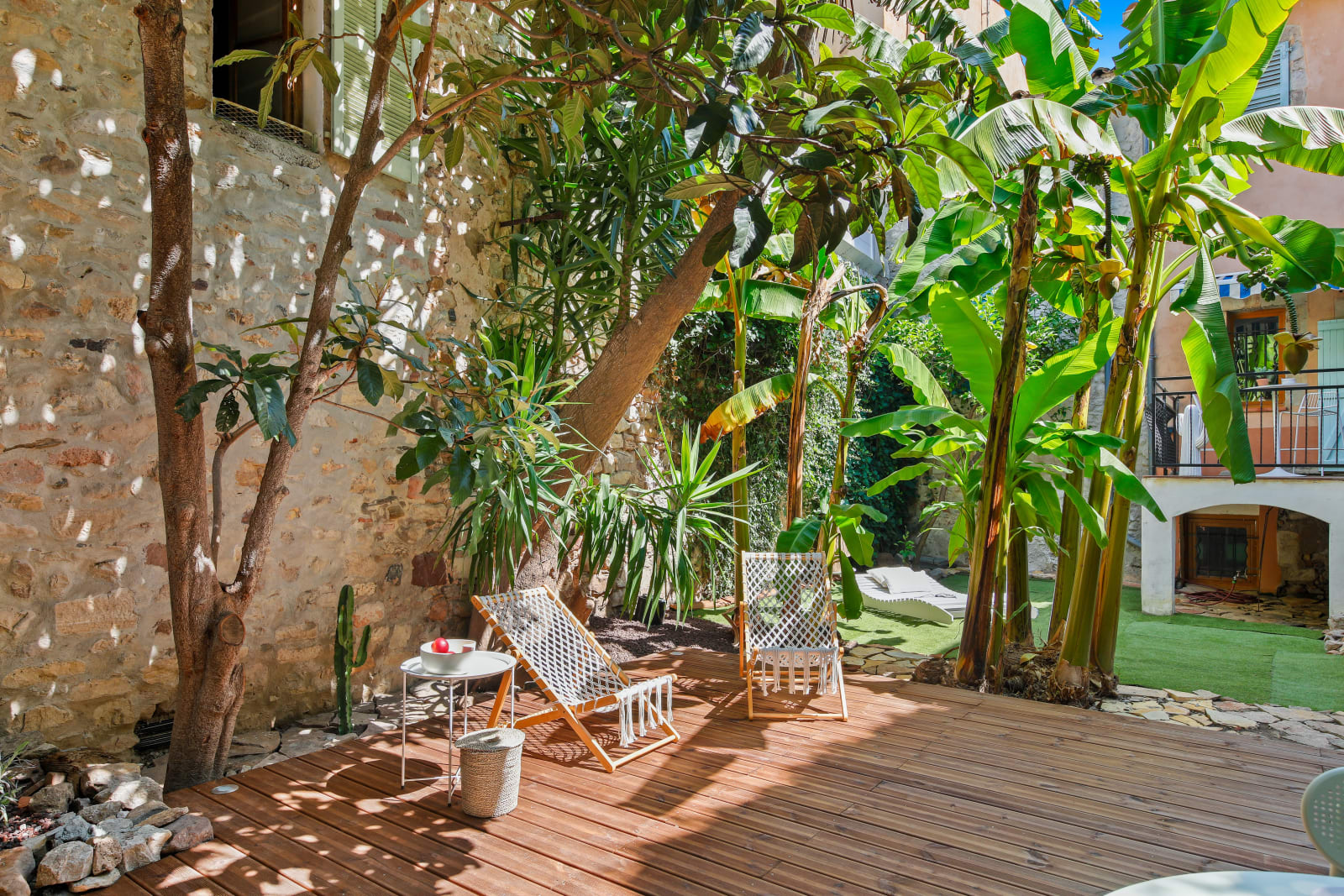 Vue d'ensemble du jardin de 130 m²