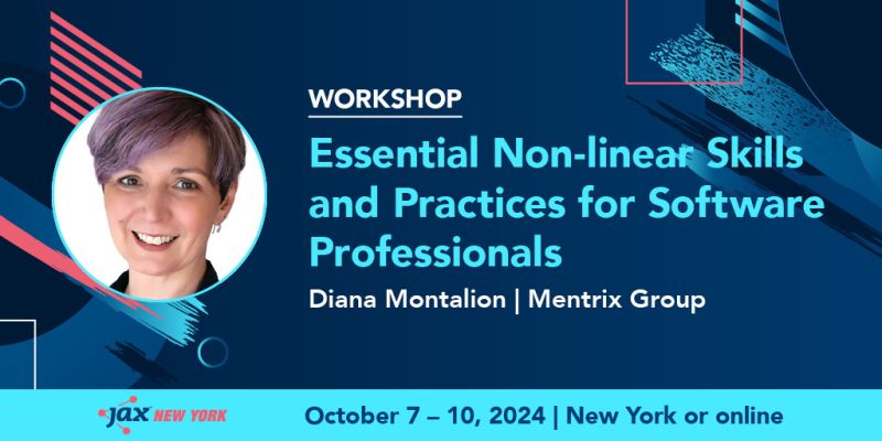 In this workshop, you’ll understand how interrelated and interdependent parts (in people and software) act together to create patterns Through hands-on exercises and a real-world scenario, you'll  You’ll learn to create conceptual models to guide impactful decisions.