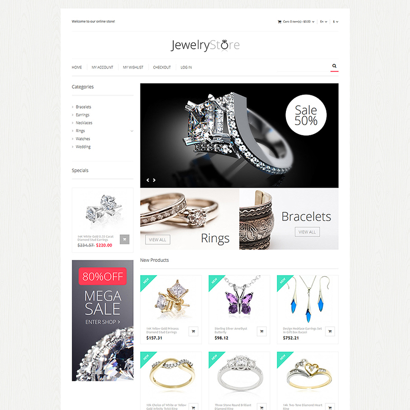 Fine Jewelry Magento Theme