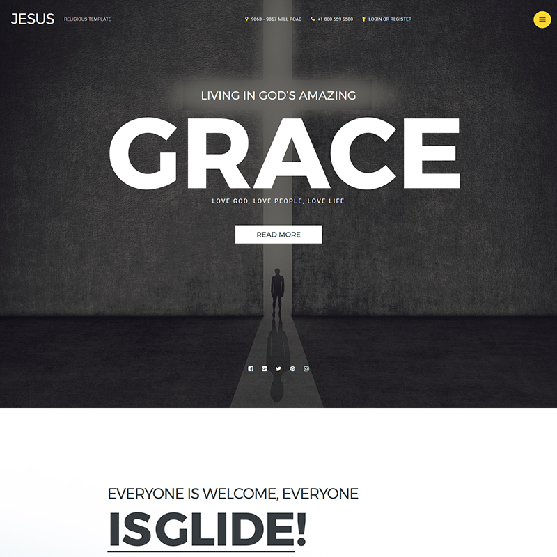 Jesus – Christian Responsive Joomla Template