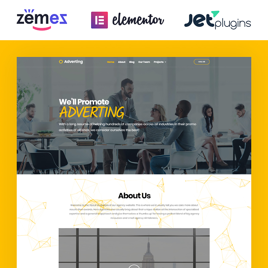 Digital Advertising Agency WordPress Theme