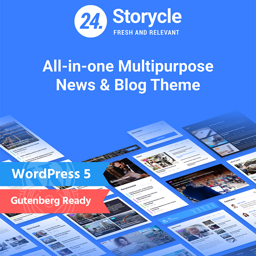 24.Storycle - Multipurpose News Portal Elementor WordPress Theme