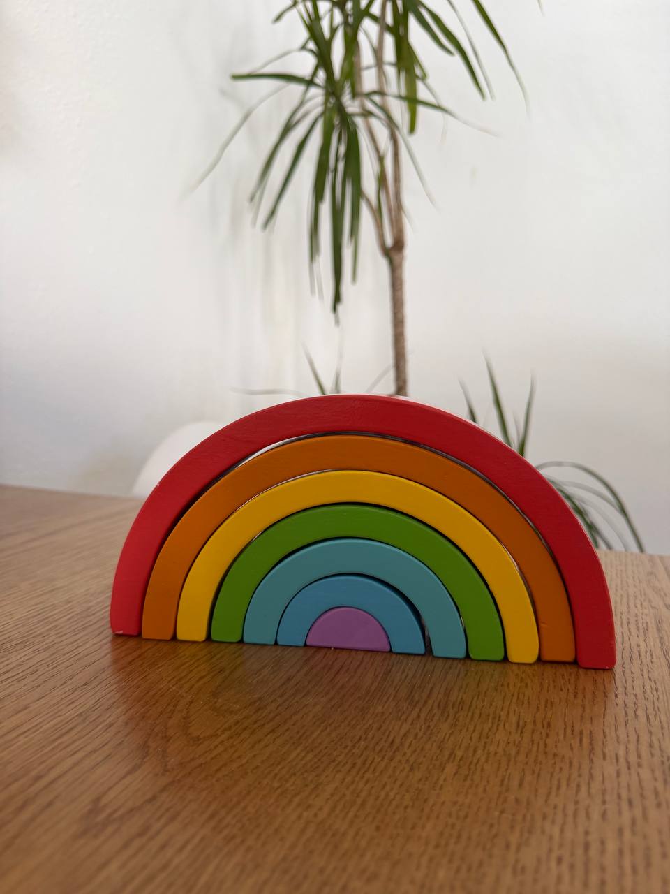Деревянная игрушка-радуга Montessori 1