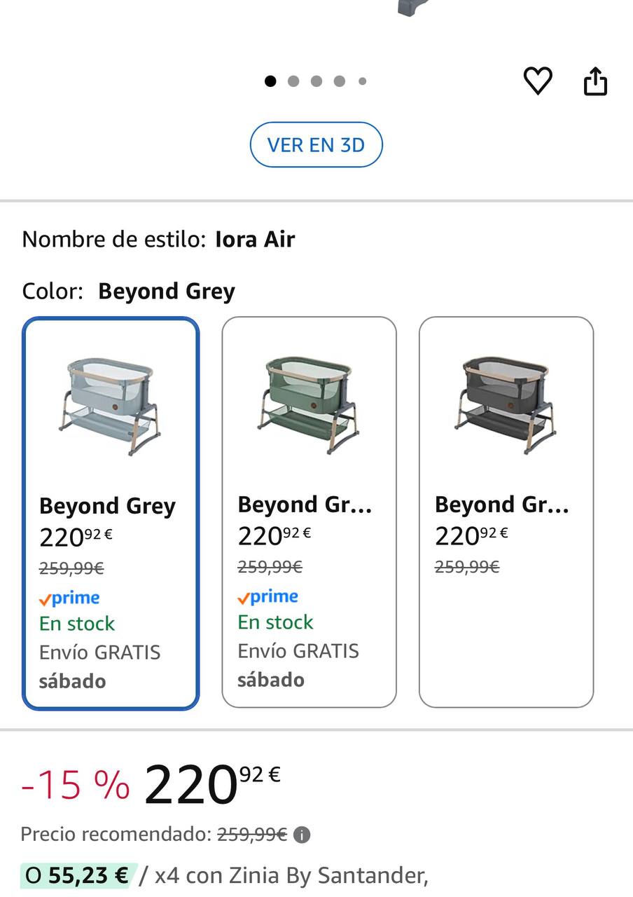Продам кроватку Maxi-Cosi Iora Air Cuna Colecho Bebe 3