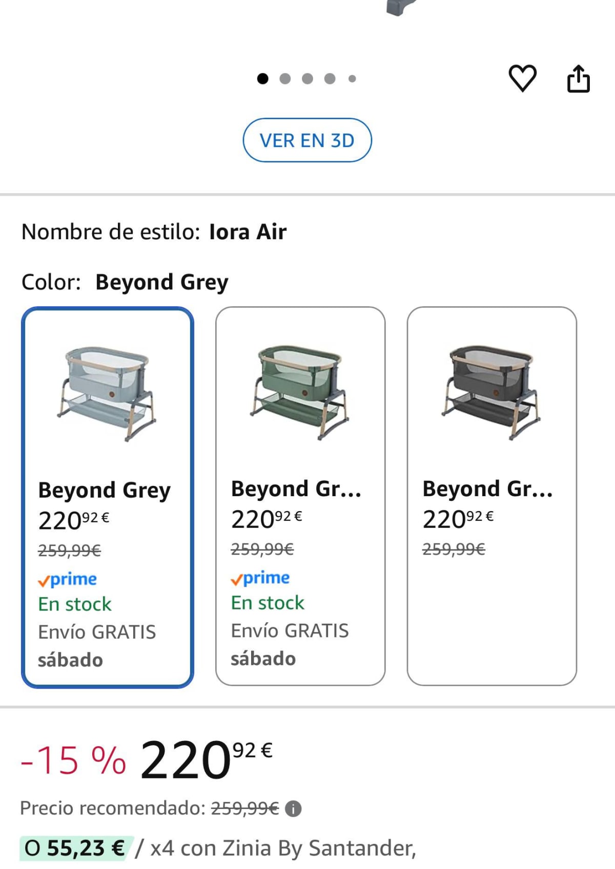 Продам кроватку Maxi-Cosi Iora Air Cuna Colecho Bebe 3