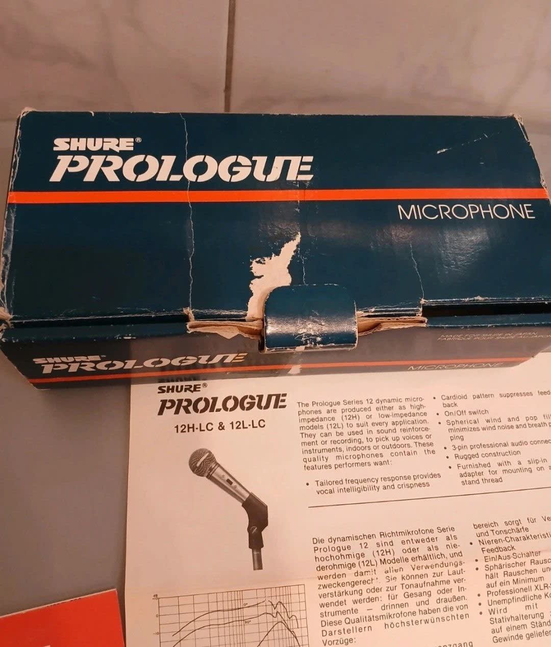 Микрофон Shure Prologue 12L - LC 8