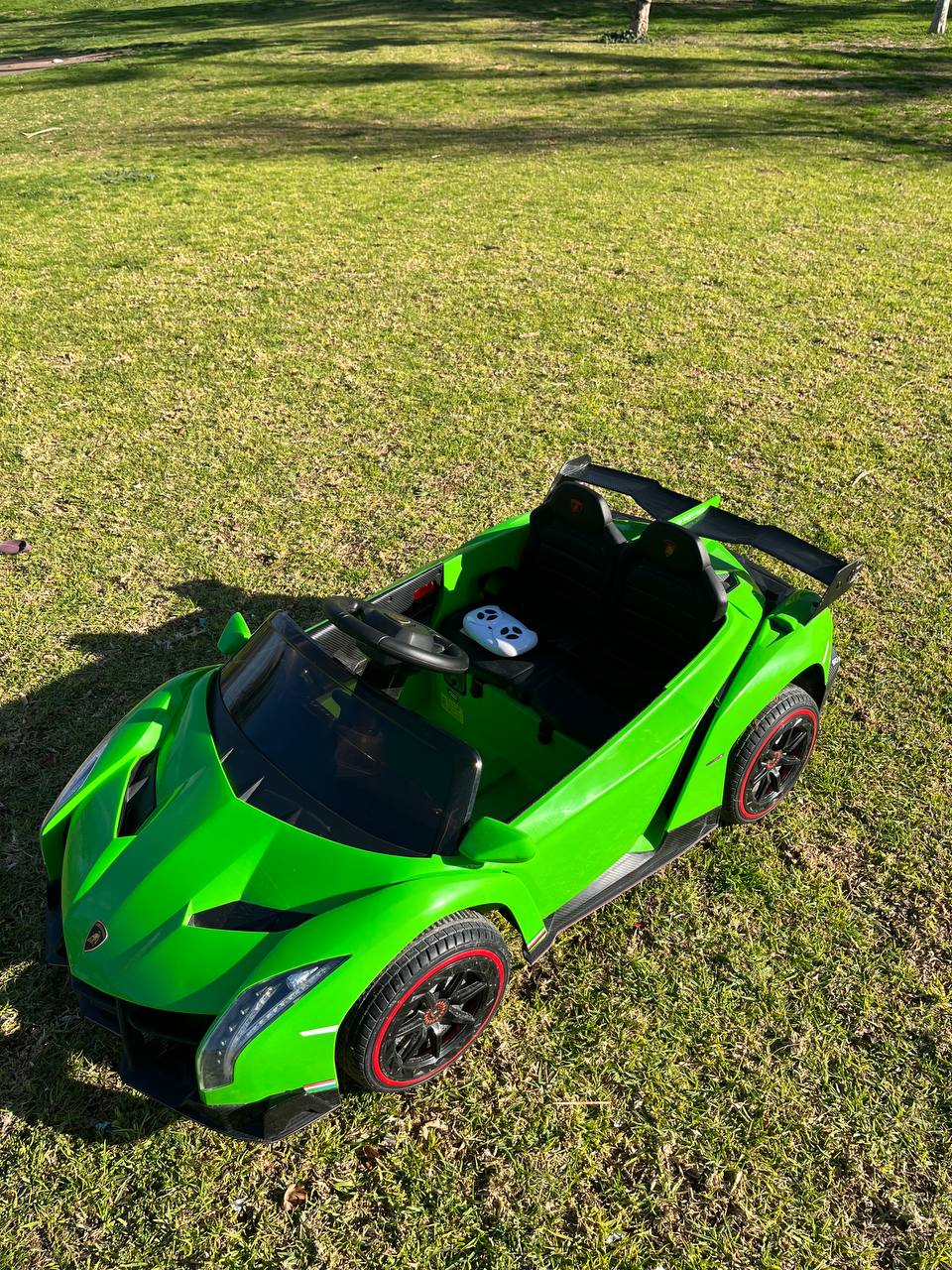 Электрическая машина Lamborghini, для детей 3-6 лет, пульт, зарядка, ремни безопасности, музыка 2