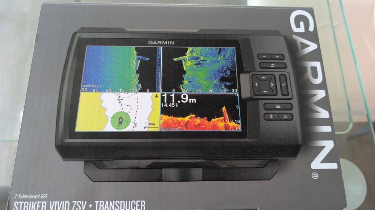 Продам Эхолот Garmin vivid 7sv+transducer ,стоимость 490 евро, с гарантией 3 года 1