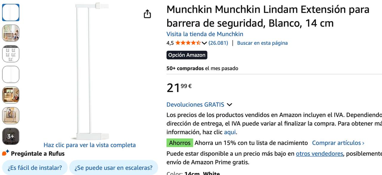 Продаётся защитная калитка Munchkin для лестниц и дверных проёмов. 3