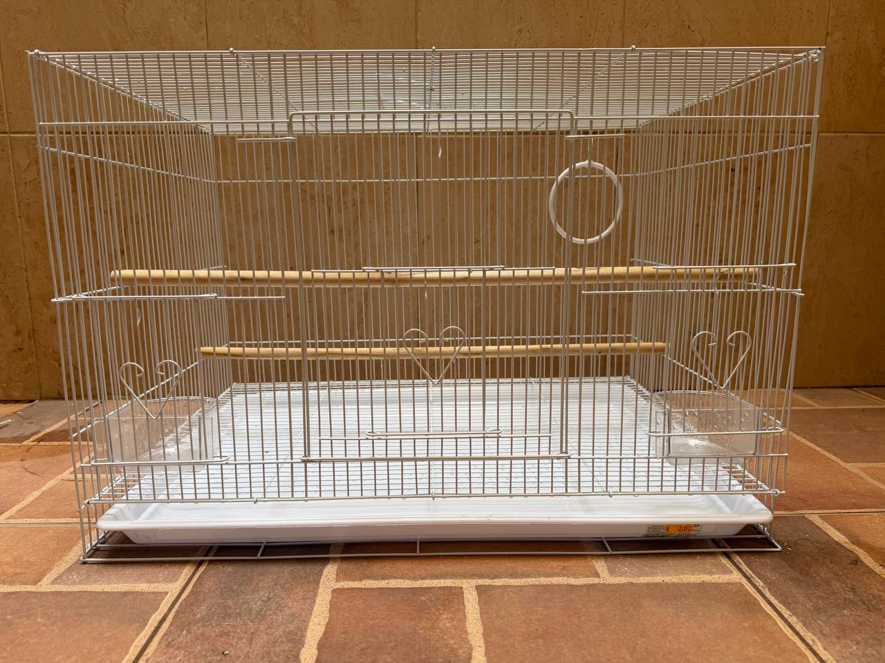 Клетка для птиц в хорошем состоянии. Размеры 60×41×40 см. 15 €