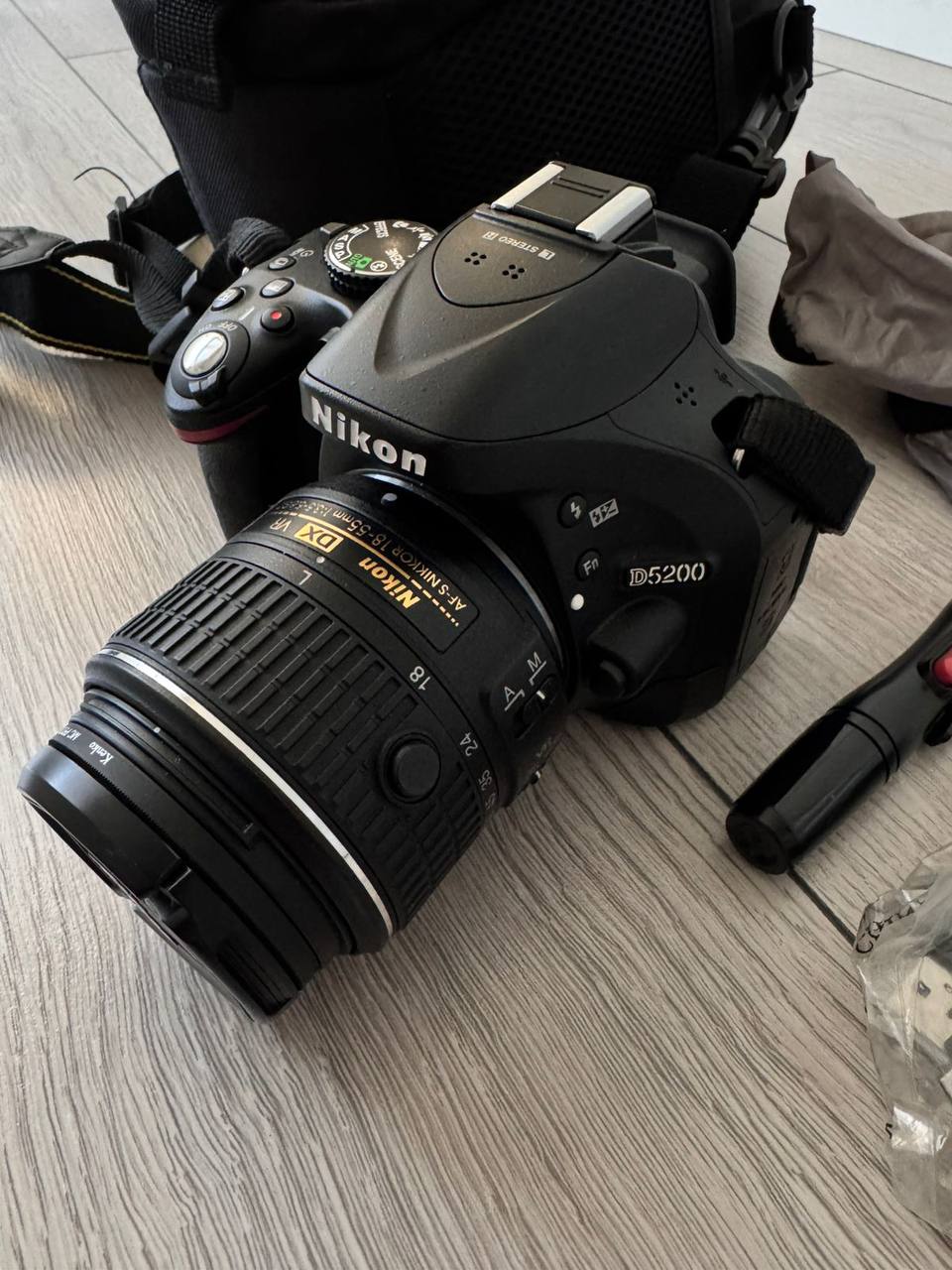 📸 Nikon D5200 + объектив 18–55mm + аксессуары