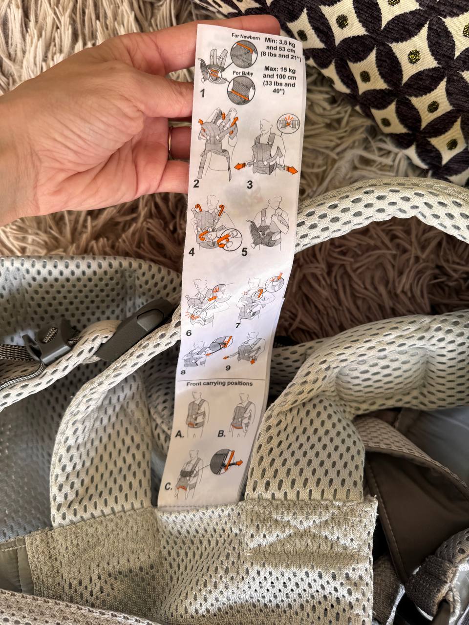 Ергорюкзак BabyBjorn One Air. Стан ідеальний. Alacante, San Juan. 60 € 4