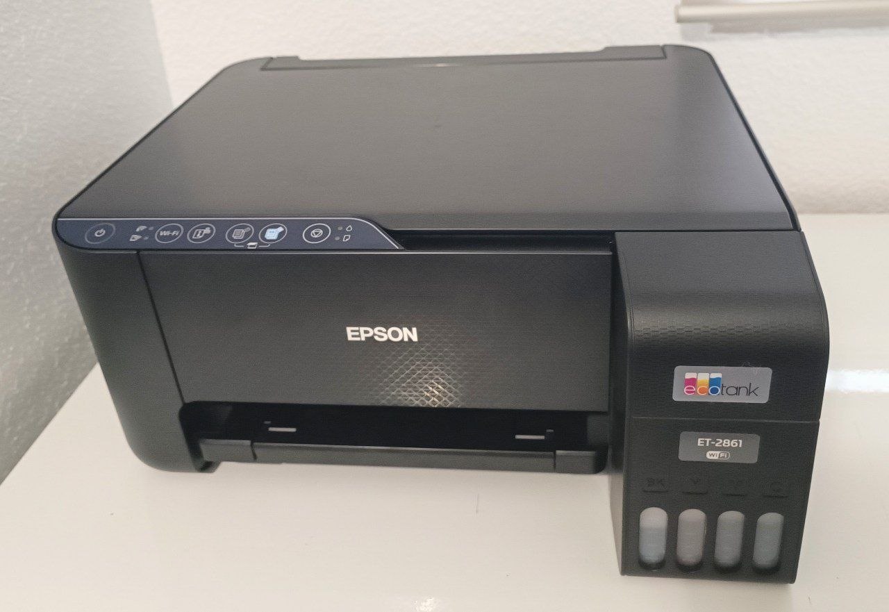 Принтер-сканер 2в1 Epson Ecotank ET2861. Wifi подключение. Почти новый. Без картриджей, чернила прос