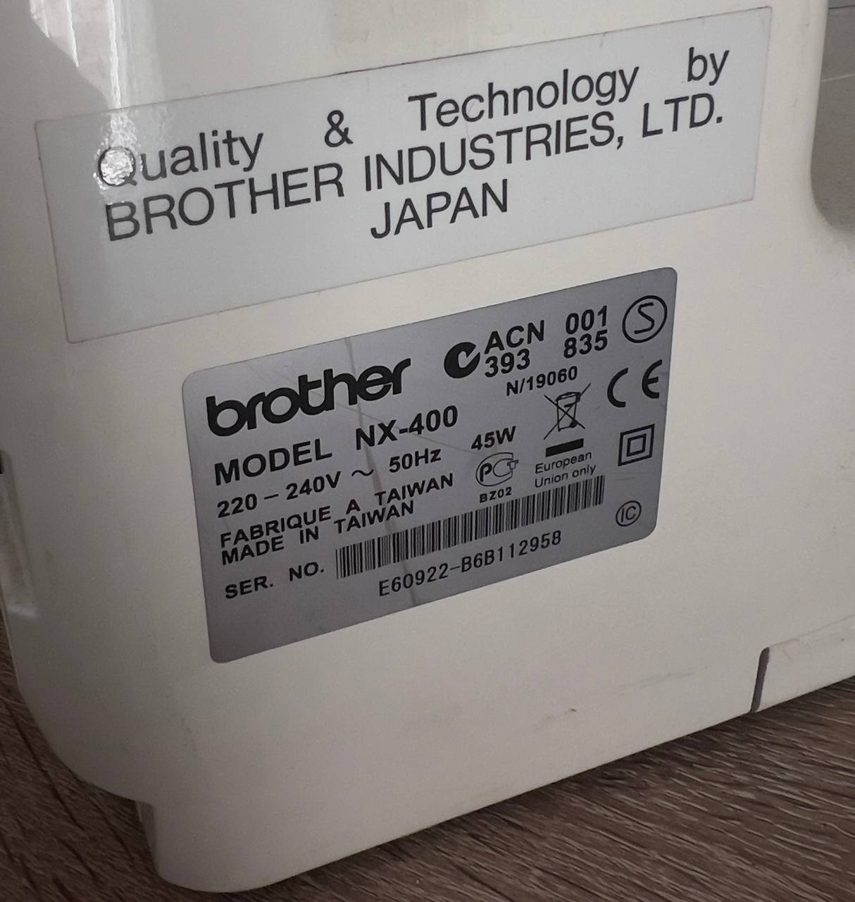 Brother NX400 2