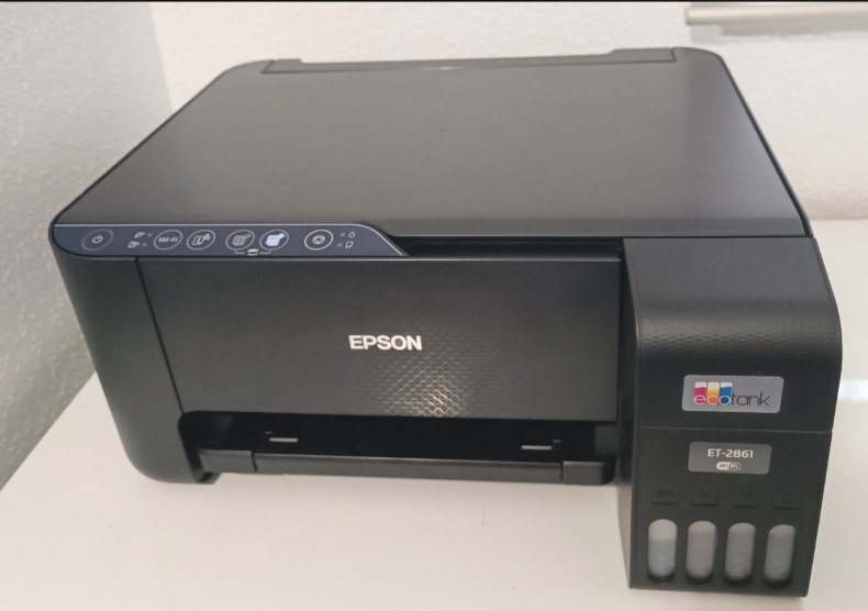 Принтер-сканер 2в1 Epson Ecotank ET2861. Wifi подключение. Почти новый. Без картриджей, чернила прос