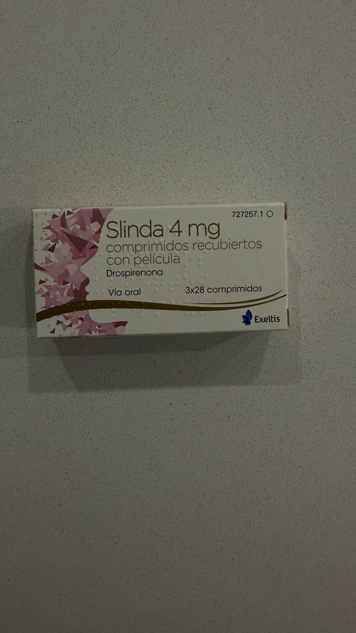 Таблетки Slinda, на 2 месяца, 15€