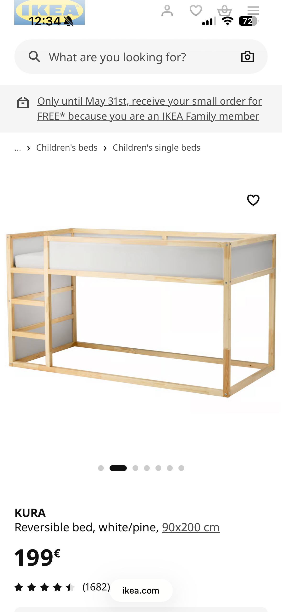Продам ліжко IKEA в ідеальному стані. 100€ 2