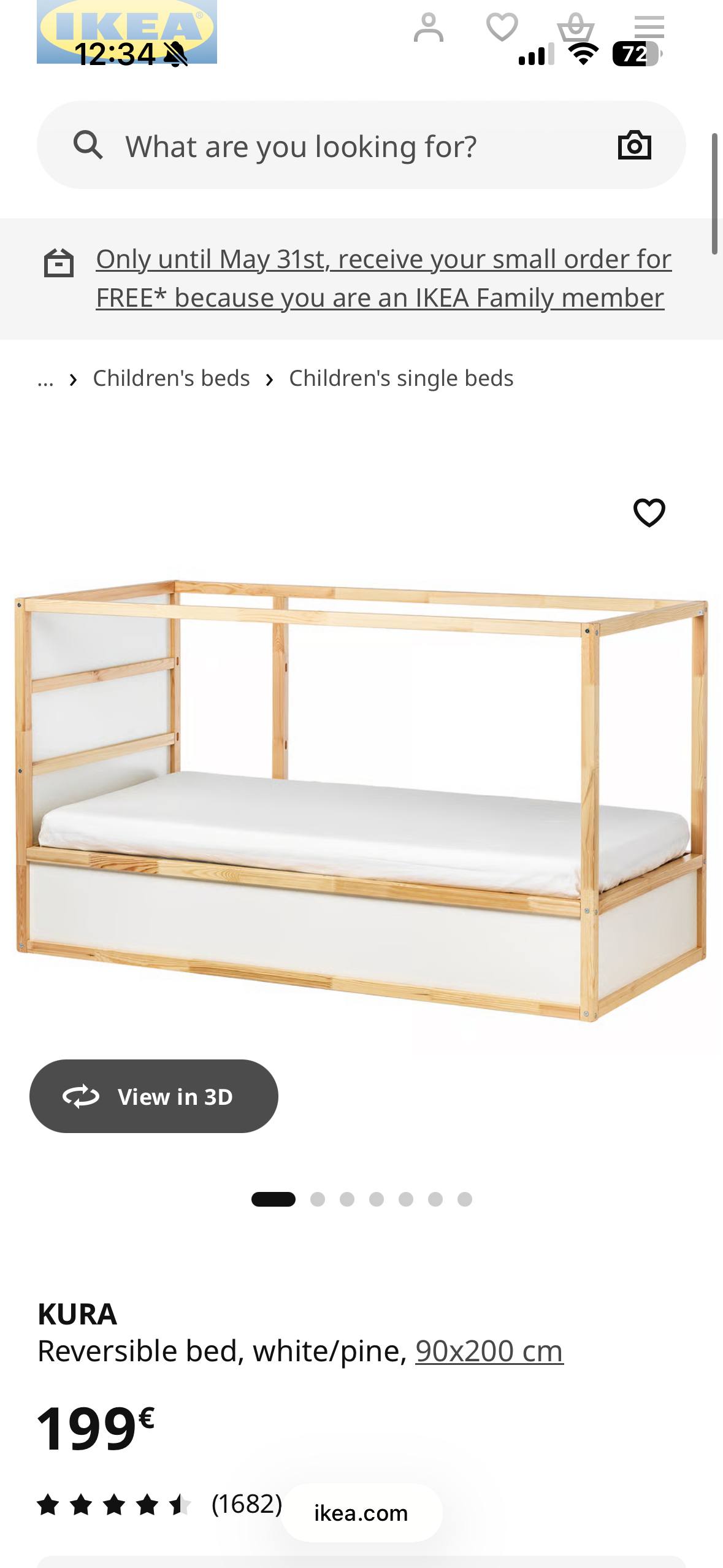 Продам ліжко IKEA в ідеальному стані. 100€ 3