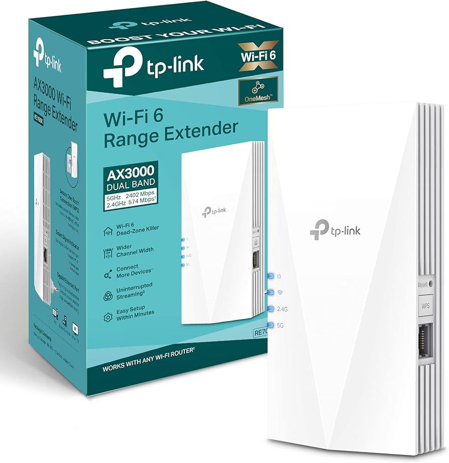 TP-Link RE700X AX3000 Wi-Fi 6 Range Extender