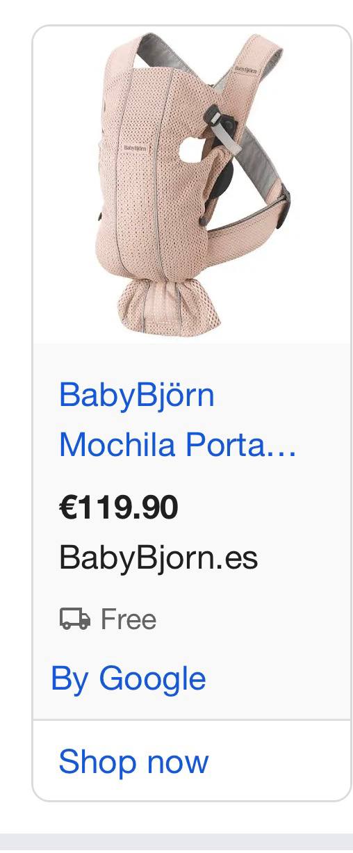 BabyBjörn слинг 1-12 мес. 2