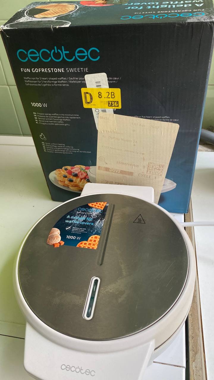 Вафельница за 12€ 2