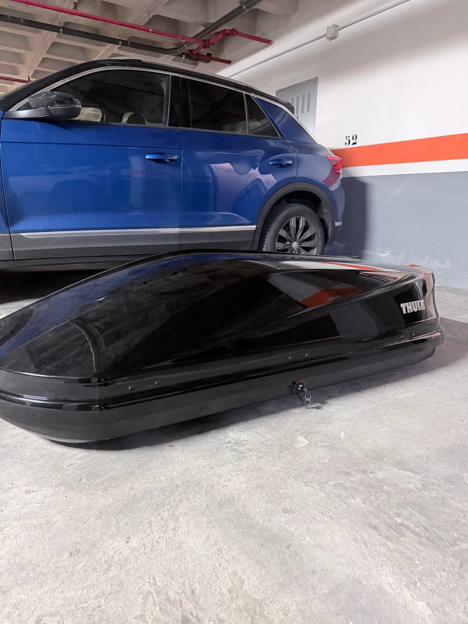 Автобокс Thule + оригинальные поперечины Thule | 380 л | С ключом