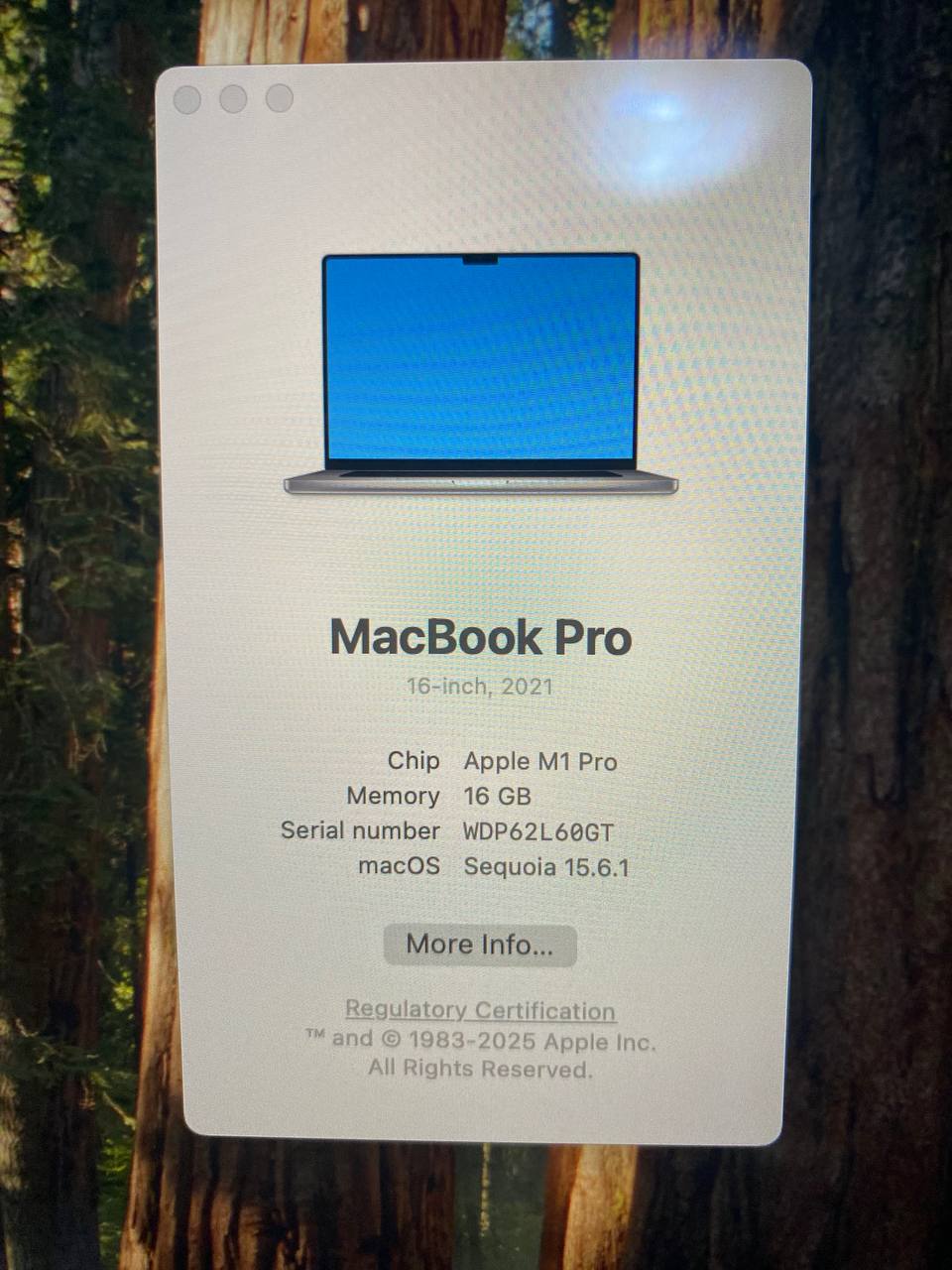 Продам мощный MacBook Pro 16" (2021) — Apple M1 Pro, 16 GB / 1 TB 3