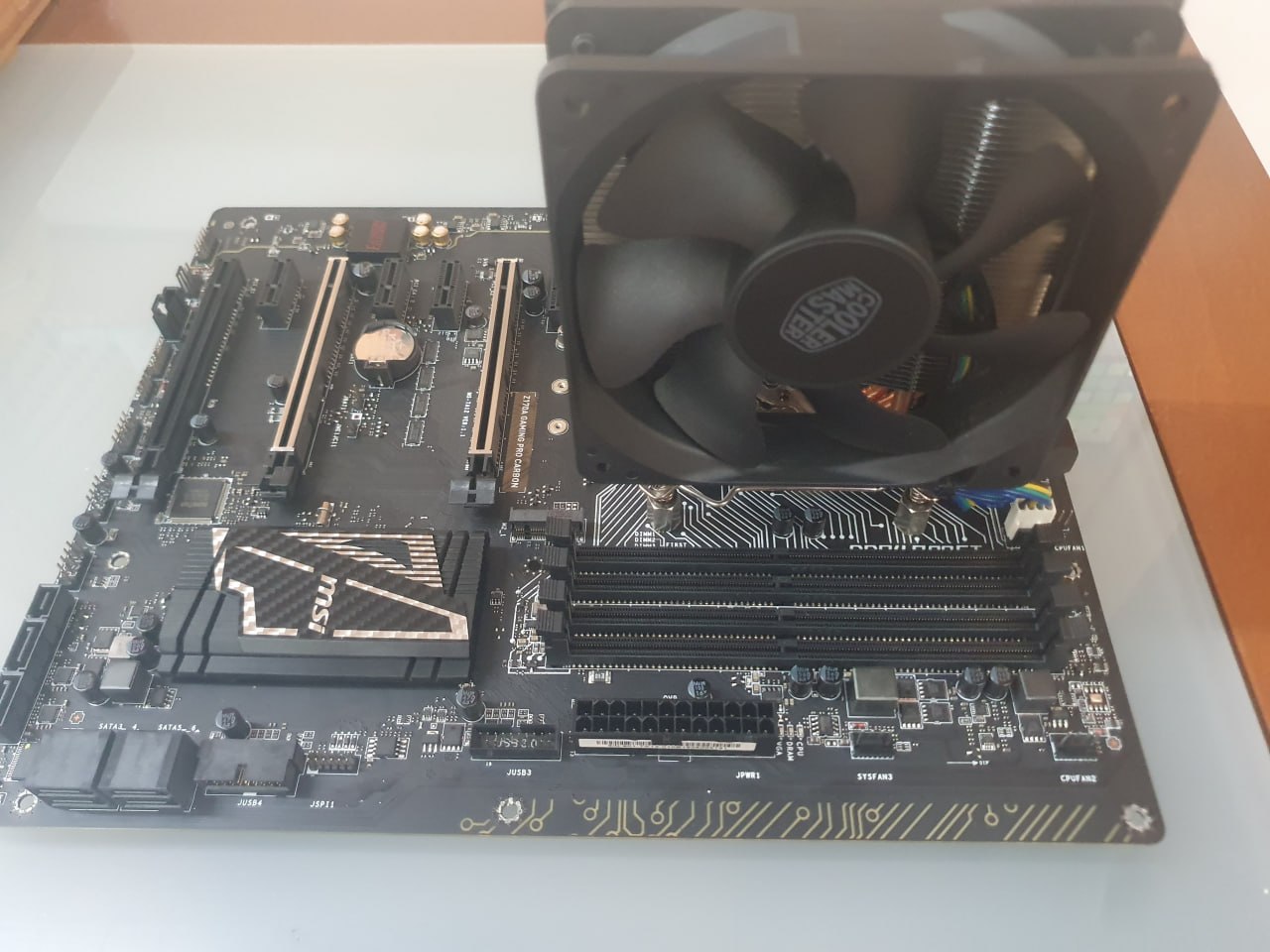Продам материнскую плату MSI Z170A Gaming Pro Carbon + процессор Intel i7-6700K 4.0 Ghz + Cooler 7