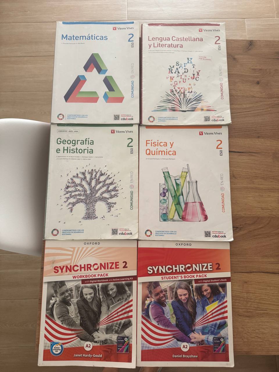 Продам учебники для  2 ESO: 