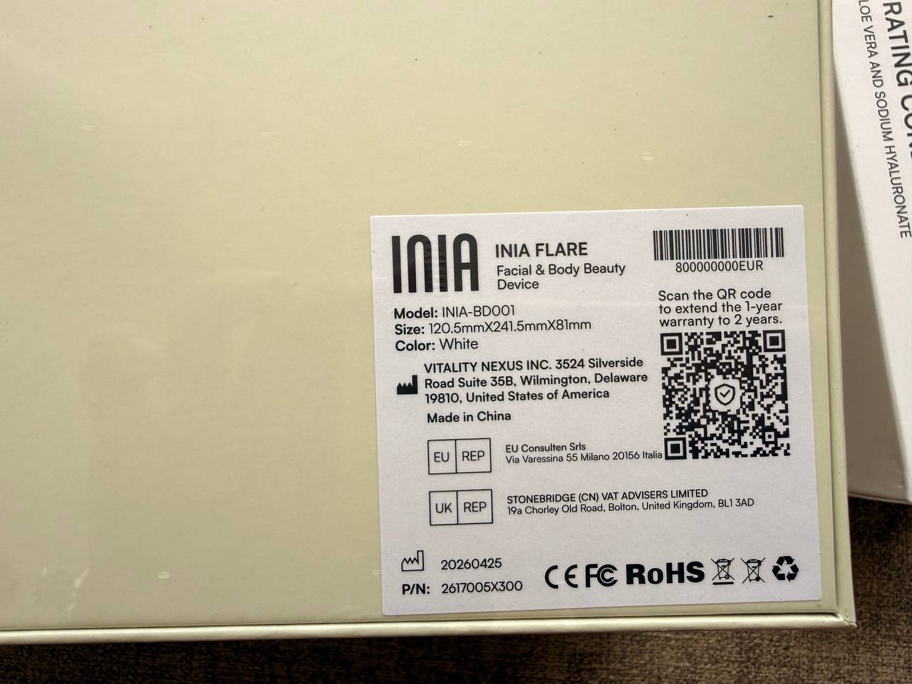 INIA FLARE Microcurrent Facial Device with Red Light, новый, запечатанный. Район Бенидорма. 85 евро 2